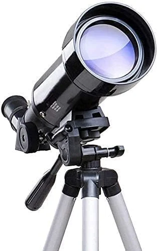 تلسکوپ نجومی با قطر بسیار بزرگ 70 میلی‌متر برای کودکان و مبتدیان، تلسکوپ انکساری، تلسکوپ مسافرتی با کیف و پایه، هدیه برای تولد کودکان