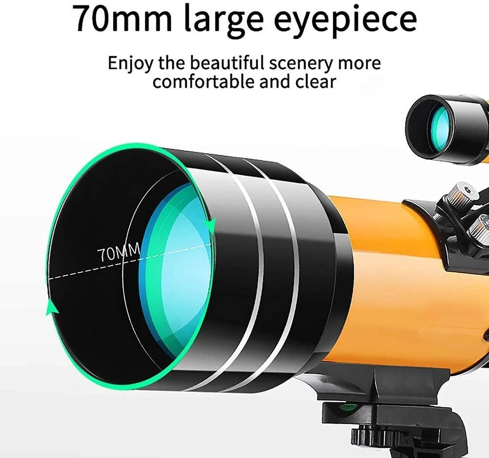 تلسکوپ شکستنی نجومی حرفه ای با قدرت و وضوح بالا برای مبتدیان، کودکان و بزرگسالان تلسکوپ شکستنی نجومی حرفه ای با قدرت و وضوح بالا برای مبتدیان، کودکان و بزرگسالان