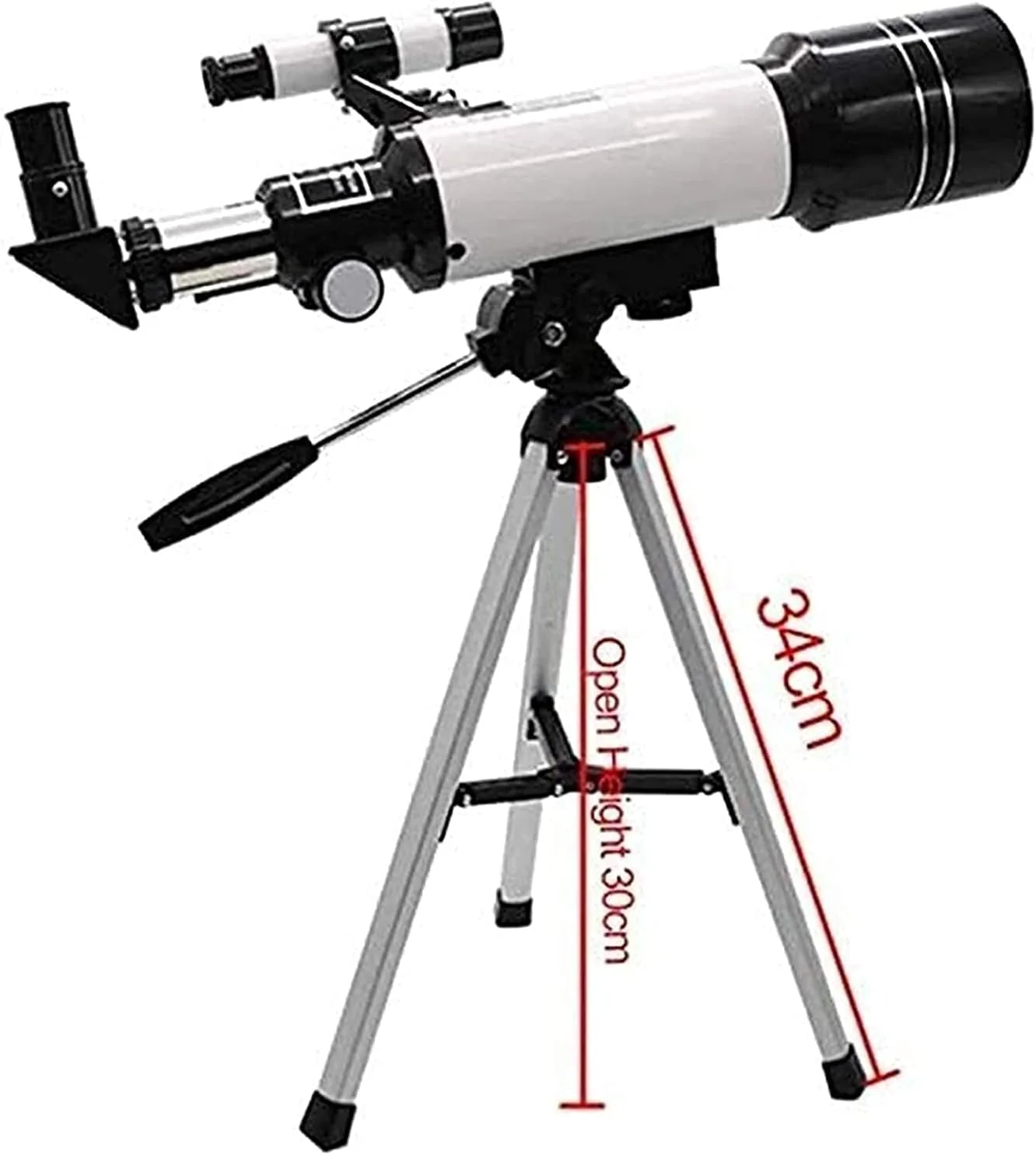 تلسکوپ نجومی حرفه ای، تلسکوپ انکساری آینه ای برای مشاهده مناظر و پیاده روی، حداکثر بزرگنمایی 336 برابر