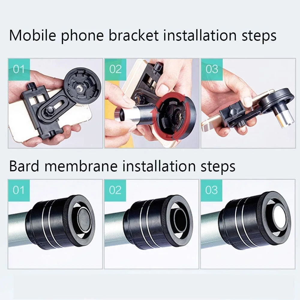 تلسکوپ نجومی قابل حمل، تلسکوپ انکساری برای کودکان و مبتدیان نجوم با سه پایه سبک، پایه تلفن و کیف حمل، ایده آل برای آموزش کودکان تلسکوپ نجومی قابل حمل، تلسکوپ انکساری برای کودکان و مبتدیان نجوم با سه پایه سبک، پایه تلفن و کیف حمل، ایده آل برای آموزش کودکان