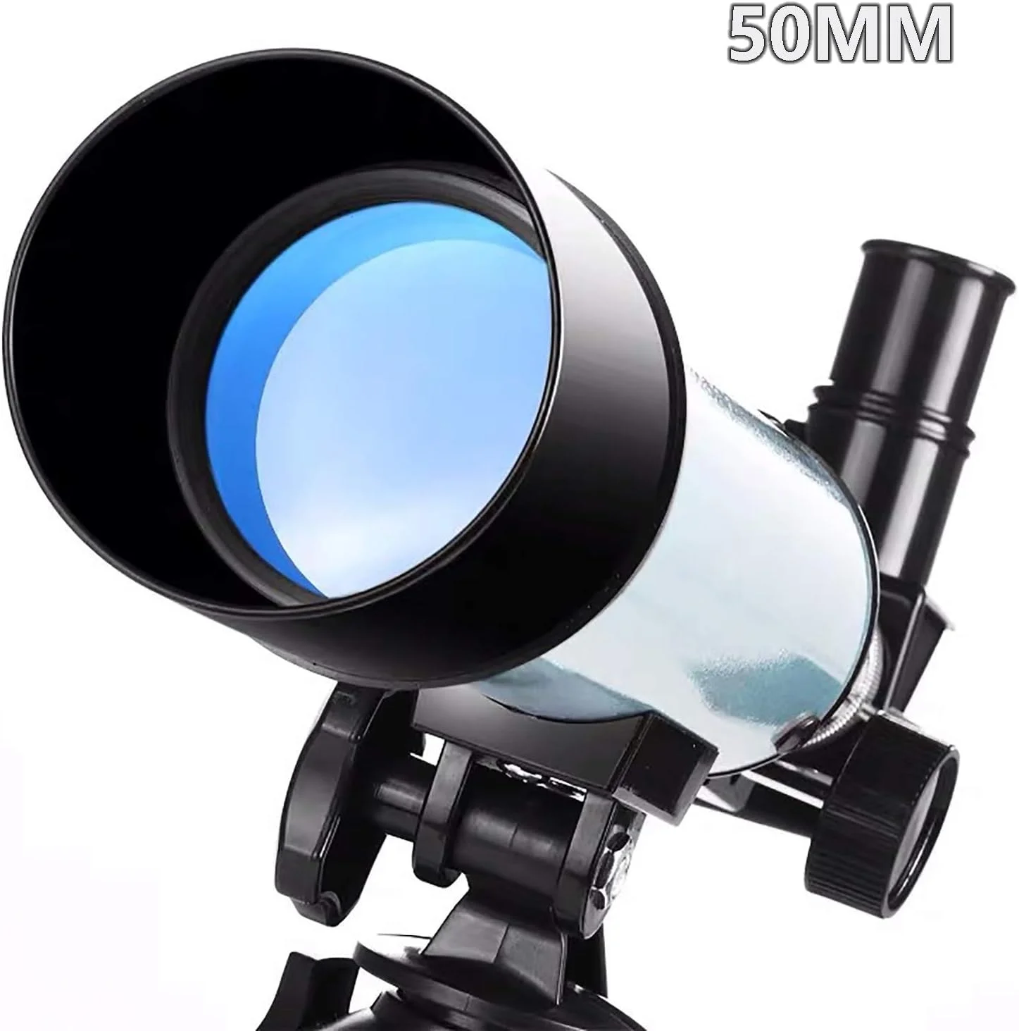 تلسکوپ نجومی، تلسکوپ انکساری 50 میلی‌متری حرفه‌ای برای مبتدیان، تلسکوپ با فاصله کانونی 360 میلی‌متری برای کودکان