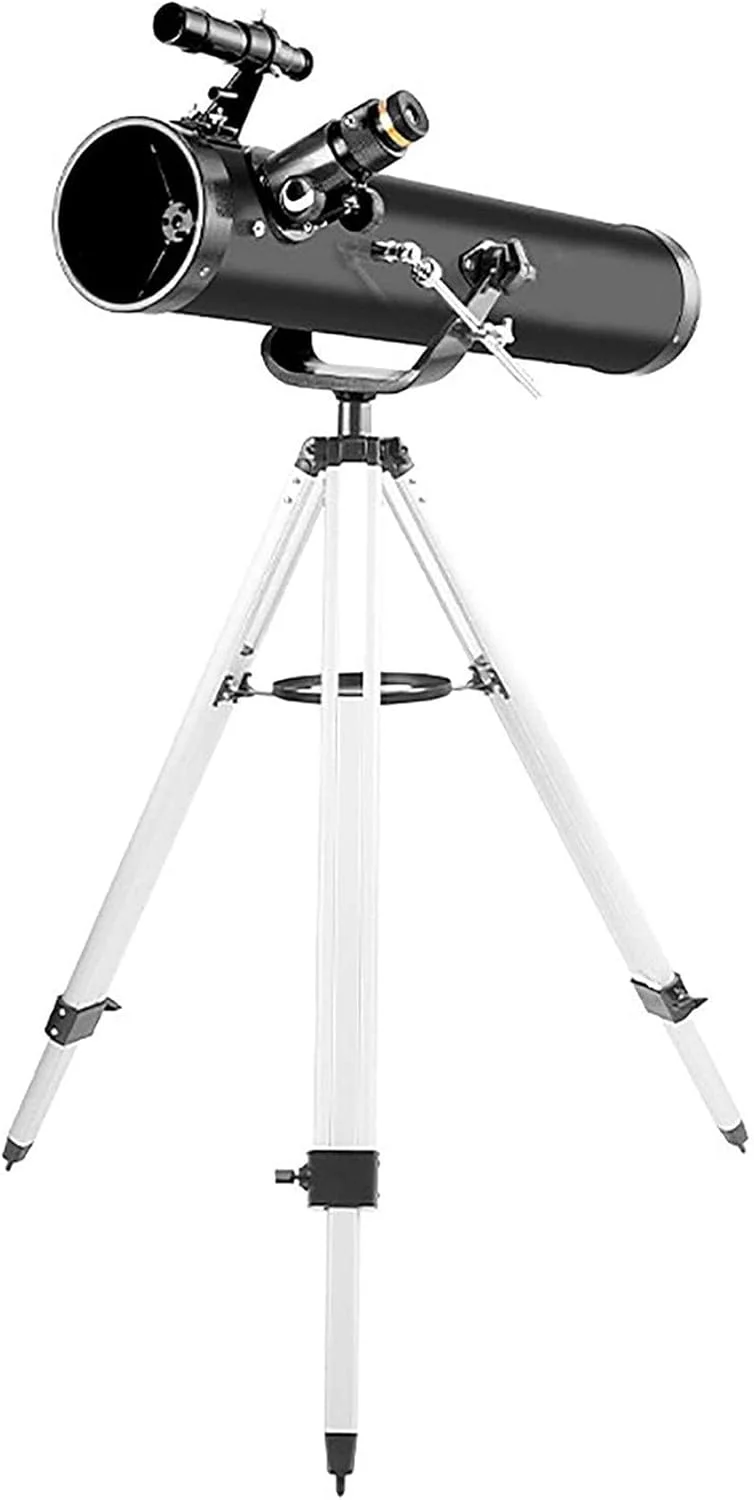 تلسکوپ نجومی، تلسکوپ برای کودکان مبتدی، تلسکوپ شکستنی حرفه ای 125 میلی متری، تلسکوپ با فاصله کانونی 700 میلی متر، با پایه قابل تنظیم