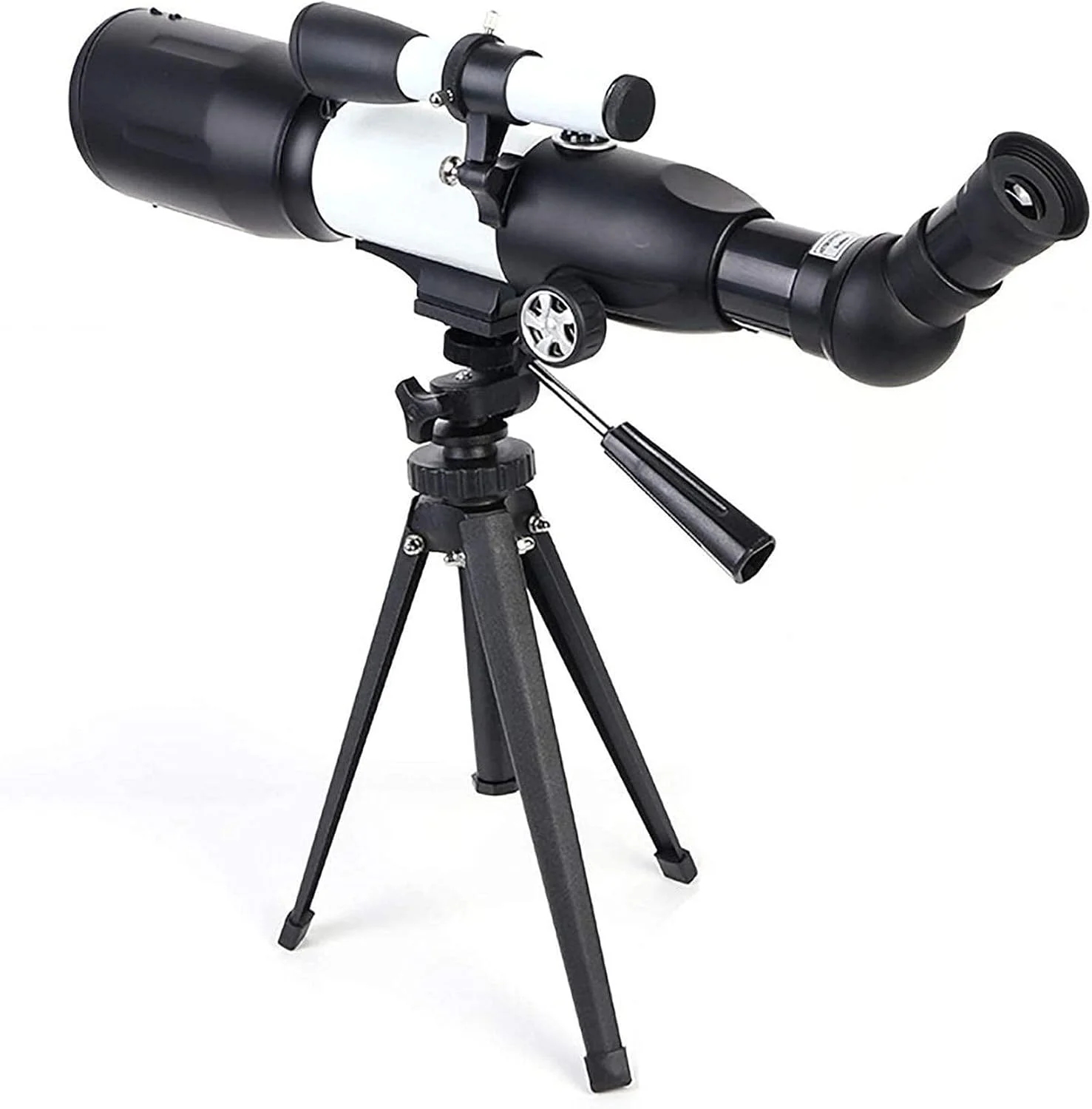 تلسکوپ نجومی برای کودکان و مبتدیان، تلسکوپ شکستنی نجومی 50 میلی‌متری، Okular K25 / k9 میلی‌متری، با کیف قابل حمل برای بزرگسالان