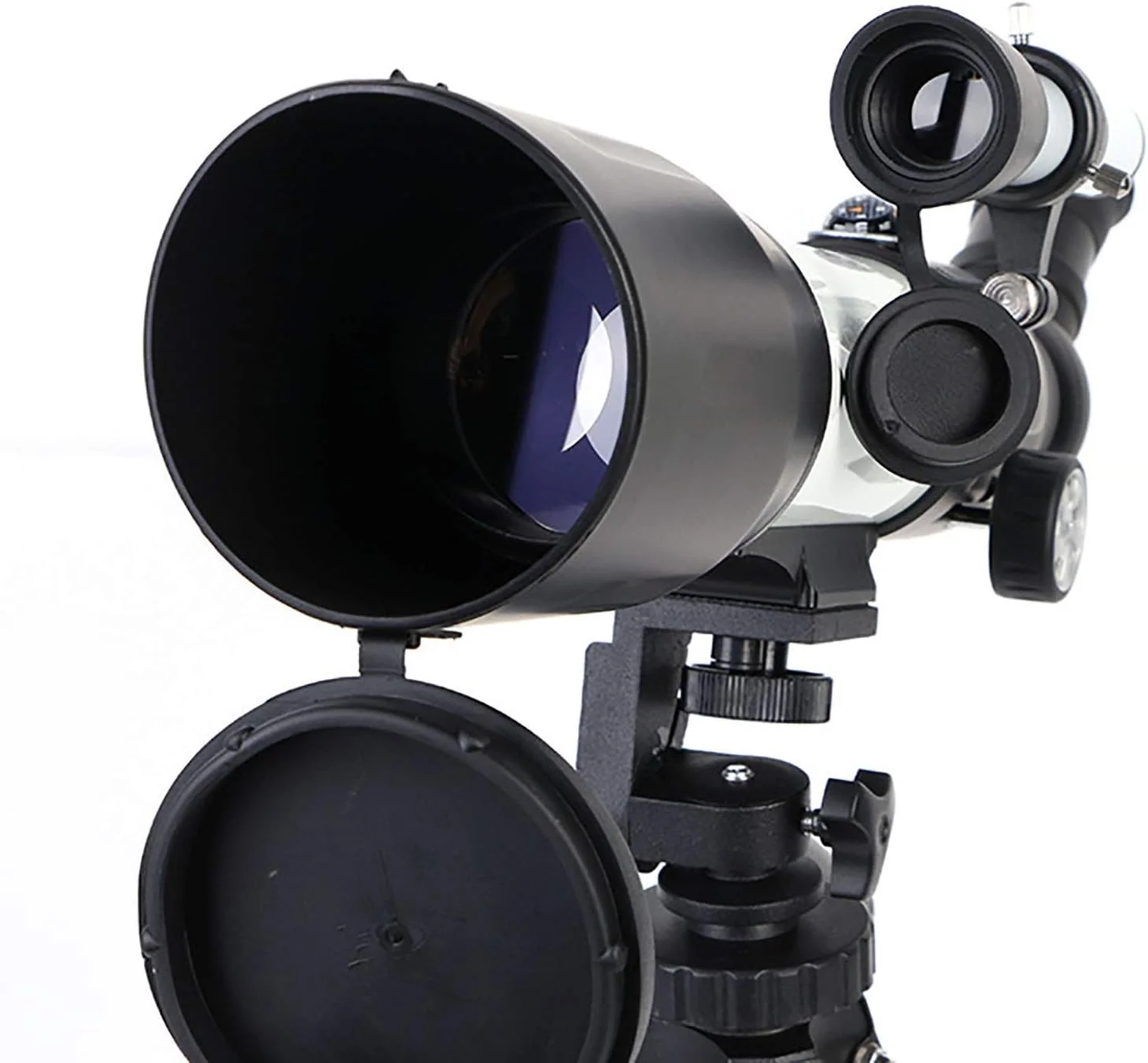 تلسکوپ نجومی برای کودکان و مبتدیان، تلسکوپ شکستنی نجومی 50 میلی‌متری، Okular K25 / k9 میلی‌متری، با کیف قابل حمل برای بزرگسالان