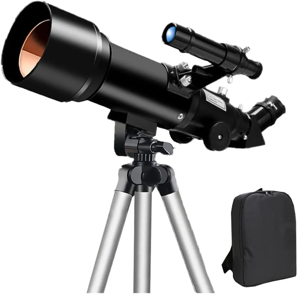 تلسکوپ نجومی با کاربری آسان و کیفیت فوق العاده HD، تلسکوپ مناسب برای مبتدیان نجوم، تلسکوپ انکساری نجومی با کوله پشتی، 50-1