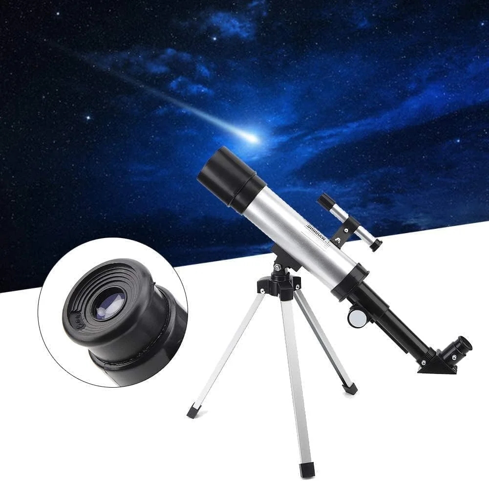 تلسکوپ منوچشمی نجومی، تلسکوپ فضایی ساده 90x، تلسکوپ شکستنی نجومی برای آسمان/ستاره/ماه/پرندگان/اکتشاف کیهانی