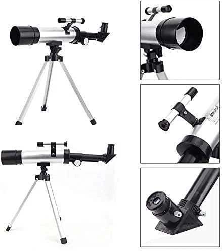 تلسکوپ منوچشمی نجومی، تلسکوپ فضایی ساده 90x، تلسکوپ شکستنی نجومی برای آسمان/ستاره/ماه/پرندگان/اکتشاف کیهانی