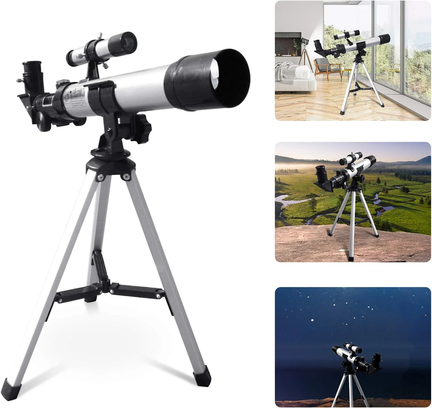 تلسکوپ نجومی، تلسکوپ منکسری نجومی، تلسکوپ تک چشمی زوم 40X HD مناسب فضای باز، تلسکوپ نجومی