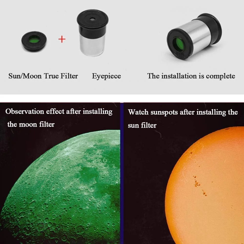 تلسکوپ برای بزرگسالان، تلسکوپ HD تک چشمی فضای باز، تلسکوپ نجومی انکساری با یابنده 5X24، راحتی دو برابر تلسکوپ برای بزرگسالان، تلسکوپ HD تک چشمی فضای باز، تلسکوپ نجومی انکساری با یابنده 5X24، راحتی دو برابر