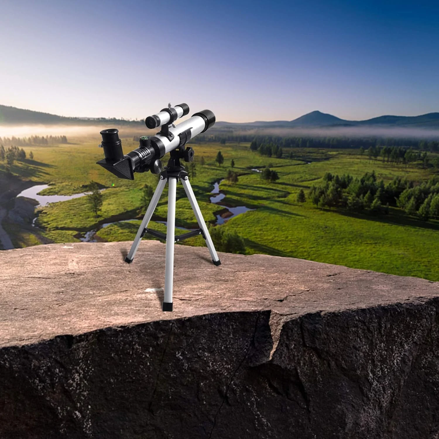 تلسکوپ نجومی، تلسکوپ منکسری نجومی، تلسکوپ تک چشمی زوم 40X HD مناسب فضای باز، تلسکوپ نجومی