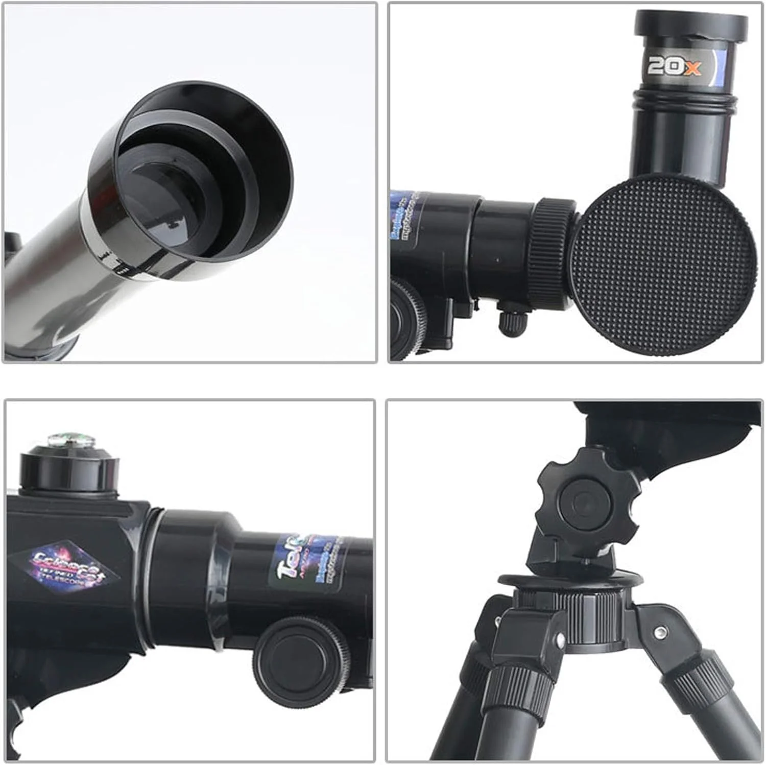 تلسکوپ نجومی برای مبتدیان - تلسکوپ نجومی 20X / 30X / 40X با سه پایه قابل تنظیم 60 میلی متری HD انکساری برای نجوم، آموزش علمی زودهنگام، دو برابر راحتی تلسکوپ نجومی برای مبتدیان - تلسکوپ نجومی 20X / 30X / 40X با سه پایه قابل تنظیم 60 میلی متری HD انکساری برای نجوم، آموزش علمی زودهنگام، دو برابر راحتی