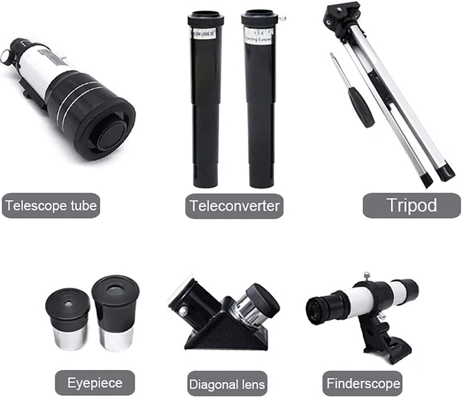 تلسکوپ نجومی رومیزی برای کودکان، بزرگسالان و مبتدیان، دهانه 70 میلیمتری، تلسکوپ شکستنی نجومی 300 میلیمتری با سهپایه/اپتیک چند لایه/چشمی یاب برای بزرگسالان و کودکان تلسکوپ نجومی رومیزی برای کودکان، بزرگسالان و مبتدیان، دهانه 70 میلیمتری، تلسکوپ شکستنی نجومی 300 میلیمتری با سهپایه/اپتیک چند لایه/چشمی یاب برای بزرگسالان و کودکان