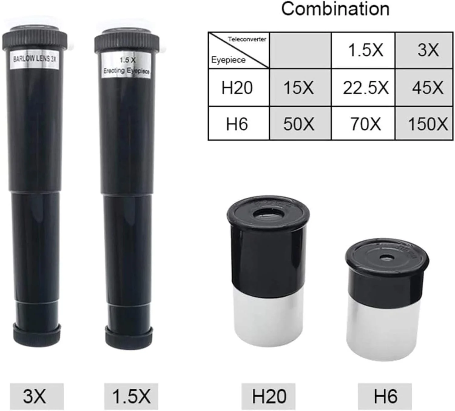 تلسکوپ شکستنی 70 میلی‌متری با عدسی‌های چشمی بزرگ‌نمایی، سه‌پایه و یابنده، تلسکوپ قابل حمل برای کودکان و مبتدیان نجوم، دو برابر کردن راحتی