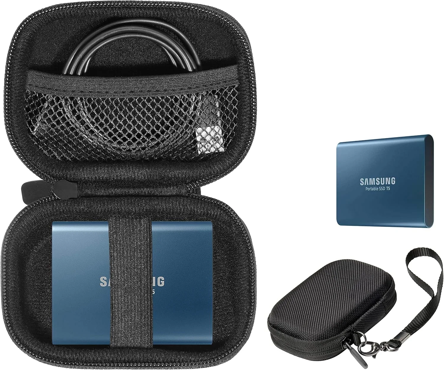 کیف هارد اکسترنال جامد Alltravel برای سامسونگ T3، T5 قابل حمل 250 گیگابایت 500 گیگابایت 1 ترابایت 2 ترابایت SSD USB 3.0، کیف محکم و جمع و جور با ویژگی وزن سبک کیف هارد اکسترنال جامد Alltravel برای سامسونگ T3، T5 قابل حمل 250 گیگابایت 500 گیگابایت 1 ترابایت 2 ترابایت SSD USB 3.0، کیف محکم و جمع و جور با ویژگی وزن سبک