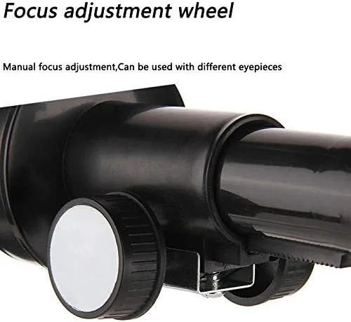 تلسکوپ تک چشمی نجومی قابل حمل و مناسب دخترانه، تلسکوپ شکستنی 360/50 میلی متری، تلسکوپ تک چشمی با لنز 90X به همراه سه پایه قابل تنظیم برای تماشای آسمان و ستارگان مناسب برای مبتدیان