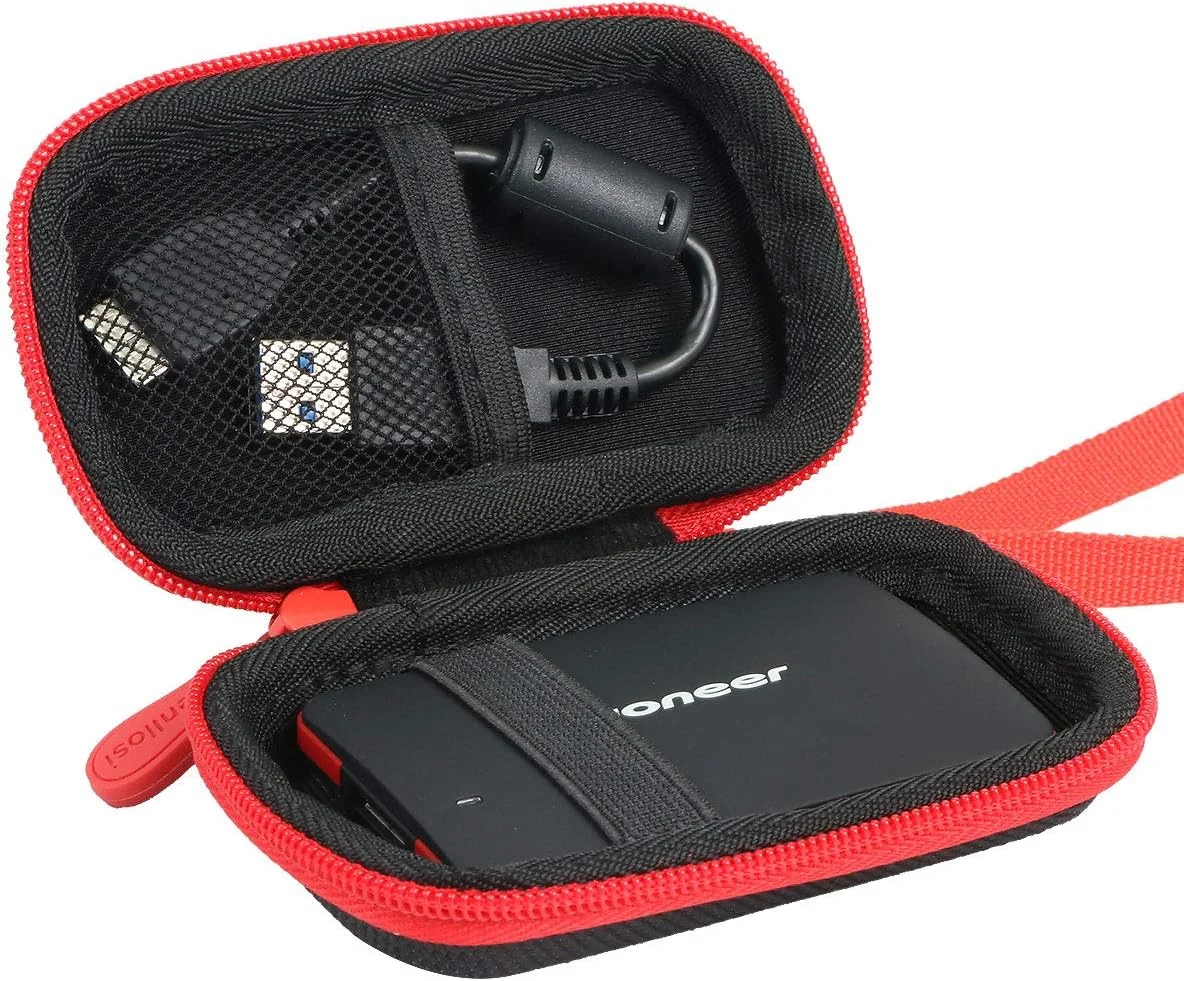 کیف حمل سخت Aenllosi برای درایو حالت جامد اکسترنال پایونیر 3D NAND با ظرفیت 240 گیگابایت، 480 گیگابایت و 960 گیگابایت