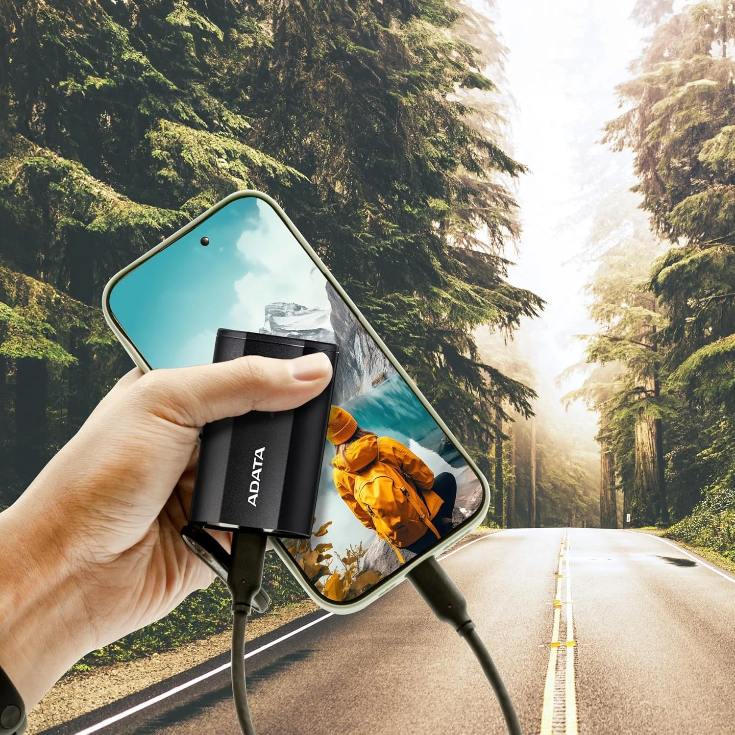 درایو حالت جامد اکسترنال ای دیتا SE880 با ظرفیت 1 ترابایت - خاکستری تیتانیومی درایو حالت جامد اکسترنال ای دیتا SE880 با ظرفیت 1 ترابایت - خاکستری تیتانیومی