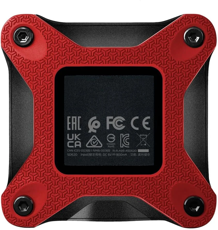 درایو حالت جامد اکسترنال ای‌دیتا ۱ ترابایت مدل SD620 USB 3.2 مناسب ایکس‌باکس و پلی‌استیشن ۵ (قرمز SD620-1TBCRD)