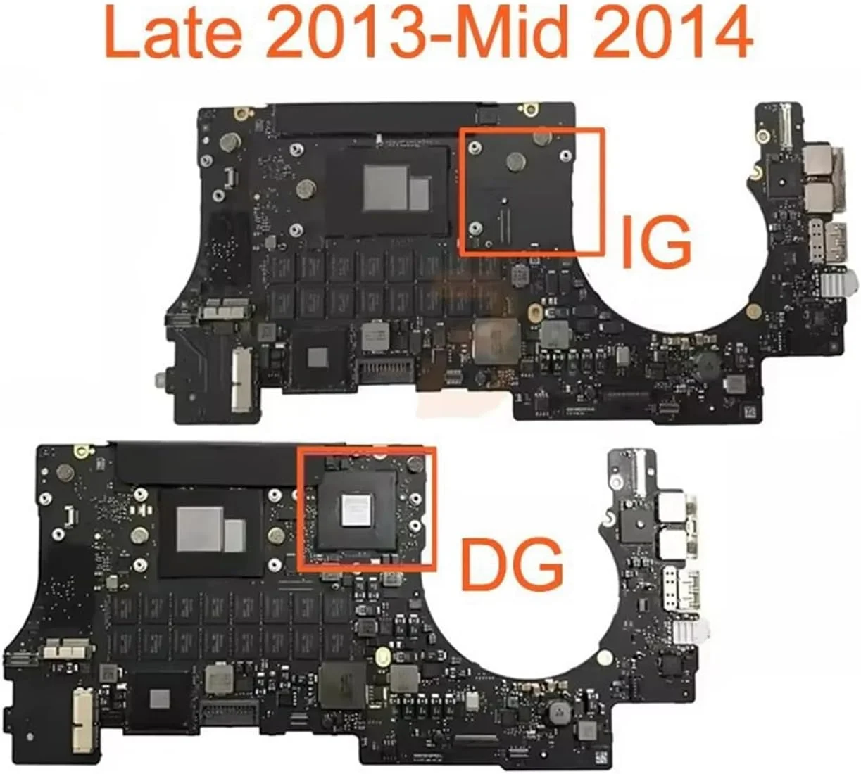 مادربرد سازگار 820-3787-A و 820-3662-A برای پرو 15 اینچ A1398، 2.2/2.3/2.6 گیگاهرتز، 8 گیگابایت/16 گیگابایت، سال 2013 و 2014، مادربرد A1398 (اواخر 2013 DG 2.6 16GB)