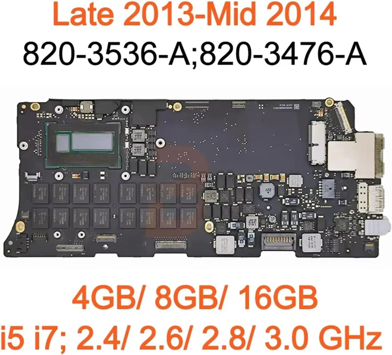 مادربرد A1502 سازگار با پرو ۱۳ اینچ، مدل های سال ۲۰۱۳، ۲۰۱۴ و ۲۰۱۵ (2014 2.8GHz i5 16GB)