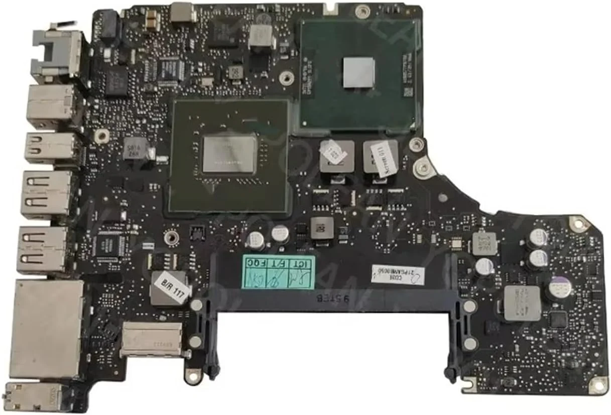 مادربرد پرو ۱۳ اینچی A1278، سازگار با مدل های ۲۰۰۸، ۲۰۰۹، ۲۰۱۰، ۲۰۱۱ و ۲۰۱۲ (820-3115-B) با پردازنده های i5 2.5GHz و i7 2.9GHz (مدل ۲۰۱۰ با پردازنده 2.66GHz P8800، مدل ۲۰۰۹ با پردازنده 2.53GHz P8700) مادربرد پرو ۱۳ اینچی A1278، سازگار با مدل های ۲۰۰۸، ۲۰۰۹، ۲۰۱۰، ۲۰۱۱ و ۲۰۱۲ (820-3115-B) با پردازنده های i5 2.5GHz و i7 2.9GHz (مدل ۲۰۱۰ با پردازنده 2.66GHz P8800، مدل ۲۰۰۹ با پردازنده 2.53GHz P8700)