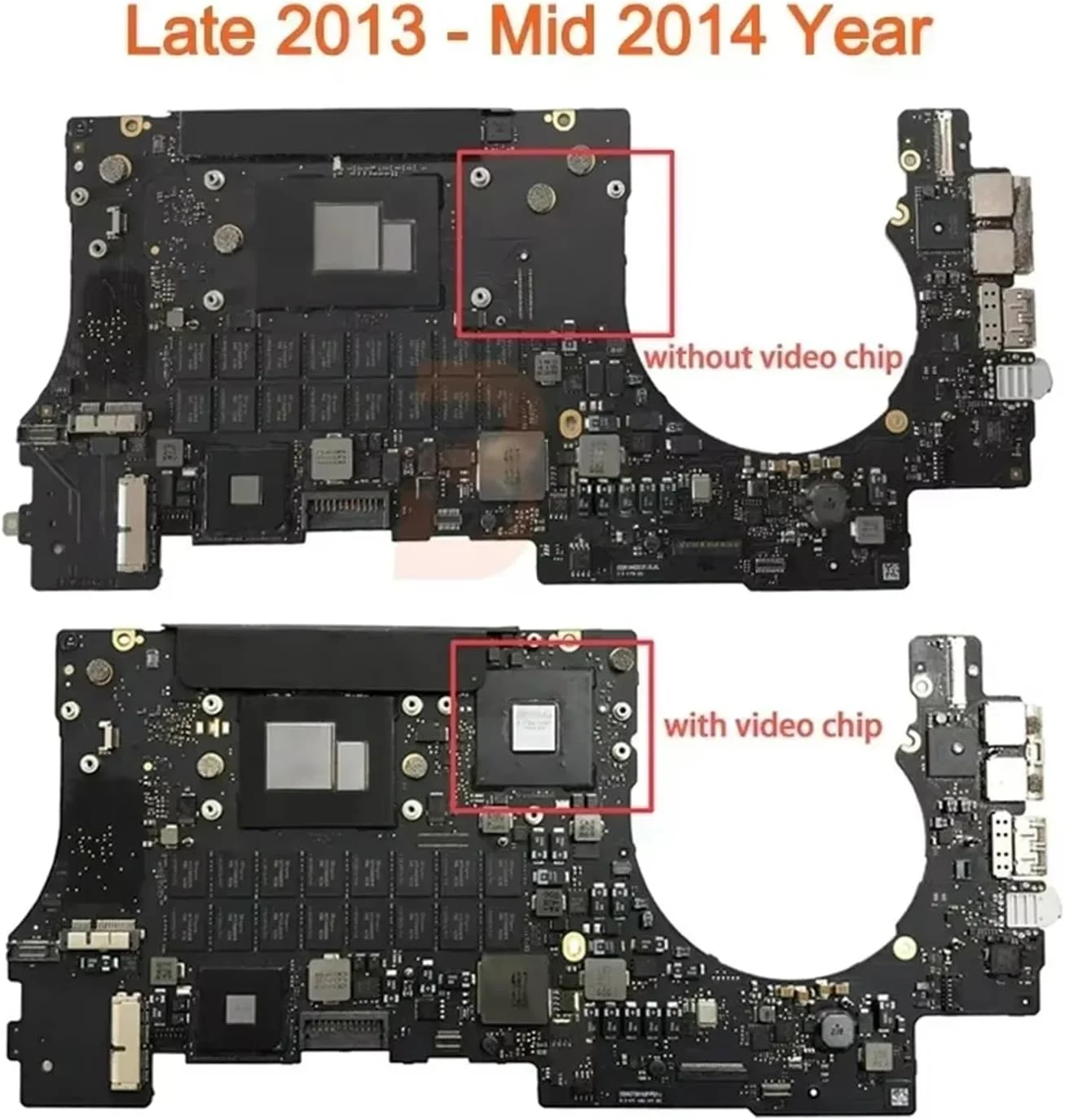 مادربرد سازگار 820-3787-A و 820-3662-A برای پرو 15 اینچ A1398، 2.2/2.3/2.6 گیگاهرتز، 8 گیگابایت/16 گیگابایت، سال 2013 و 2014، مادربرد A1398 (اواخر 2013 DG 2.6 16GB)