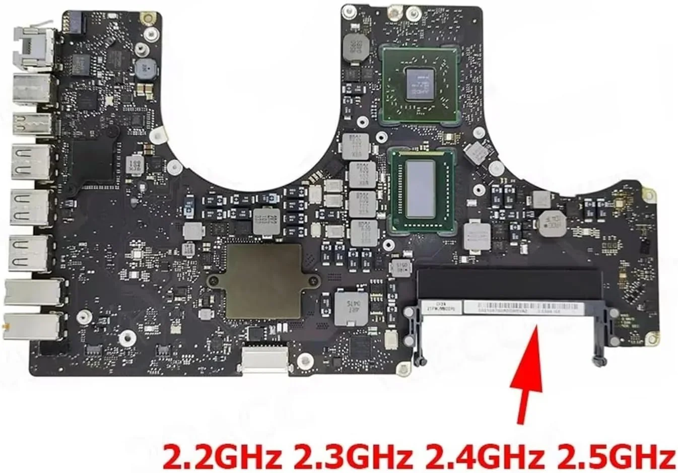 برد منطقی i7 مدل 820-2914-A 820-2914-B سال 2011، سازگار با مادربرد پرو 17 اینچ A1297 (اوایل 2011 2.3GHz i7)