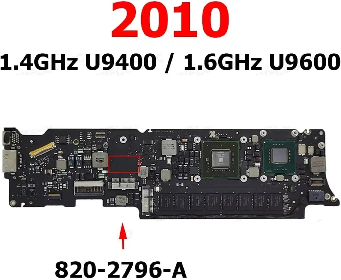 برد منطقی سازگار برای ایر ۱۱ اینچ مدل A1370 سال های ۲۰۱۰ و ۲۰۱۱، مادربرد A1370 (2010 1.6GHz 4GB) برد منطقی سازگار برای ایر ۱۱ اینچ مدل A1370 سال های ۲۰۱۰ و ۲۰۱۱، مادربرد A1370 (2010 1.6GHz 4GB)