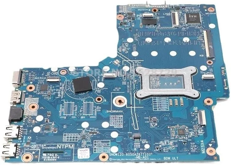 مادربرد لپ تاپ 799571-001 برای Probook 340 G2 350 G2 350 g1 مدل SNOWI20-6050A2677101-MB-A01 با پردازنده SR23Y I5-5200U