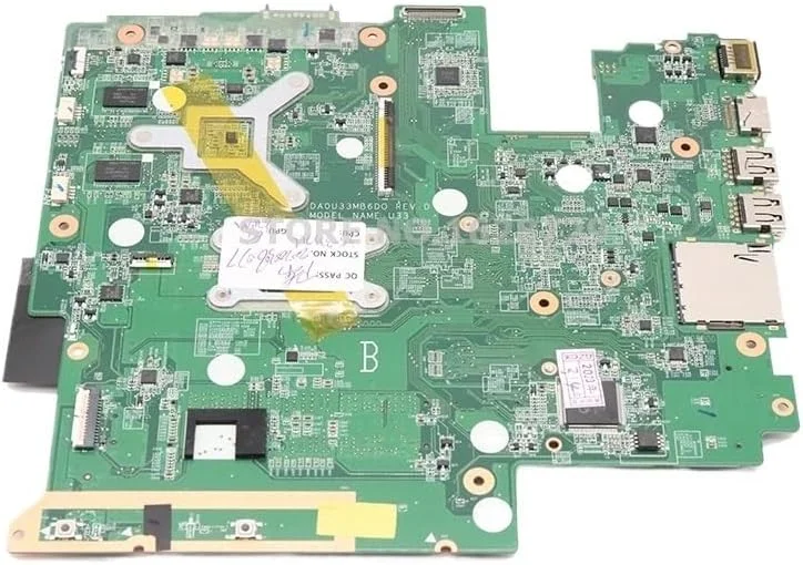 مادربرد لپ تاپ پاویلیون اسلیک بوک 14 14-B مدل DA0U33MB6D0 با پردازنده I5-3337U/i5-3317U و کارت گرافیک GT630M (قابل استفاده با پردازنده های I3-3217U و i3-2375M)