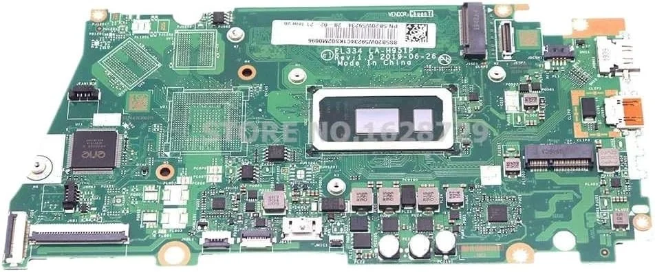 برد اصلی 5B20W59234 EL334 LA-H951P برای لپ تاپ S340-13IML Air 13 IML 2020 با پردازنده SRGKY I5-10210U و رم 8 گیگابایتی (I5-10210U 8G RAM)