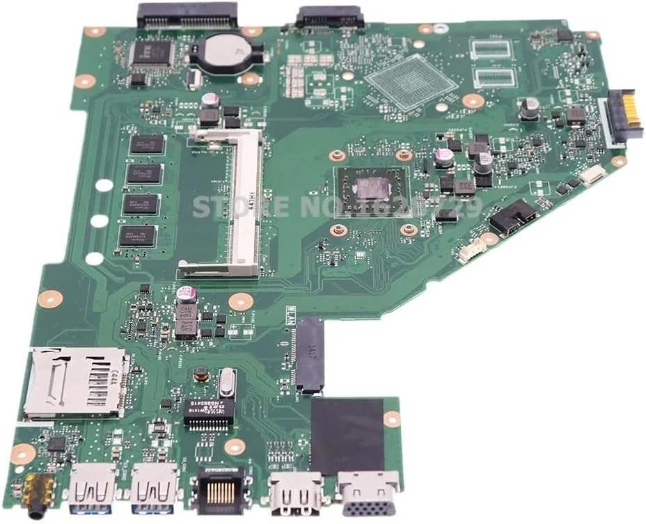 مادربرد اصلی 60NB06Q0-MB1710 69N0RCM17B00P X550WE برای لپ تاپ X550WA X550WE REV 2.0 A4 +4GB مادربرد اصلی 60NB06Q0-MB1710 69N0RCM17B00P X550WE برای لپ تاپ X550WA X550WE REV 2.0 A4 +4GB