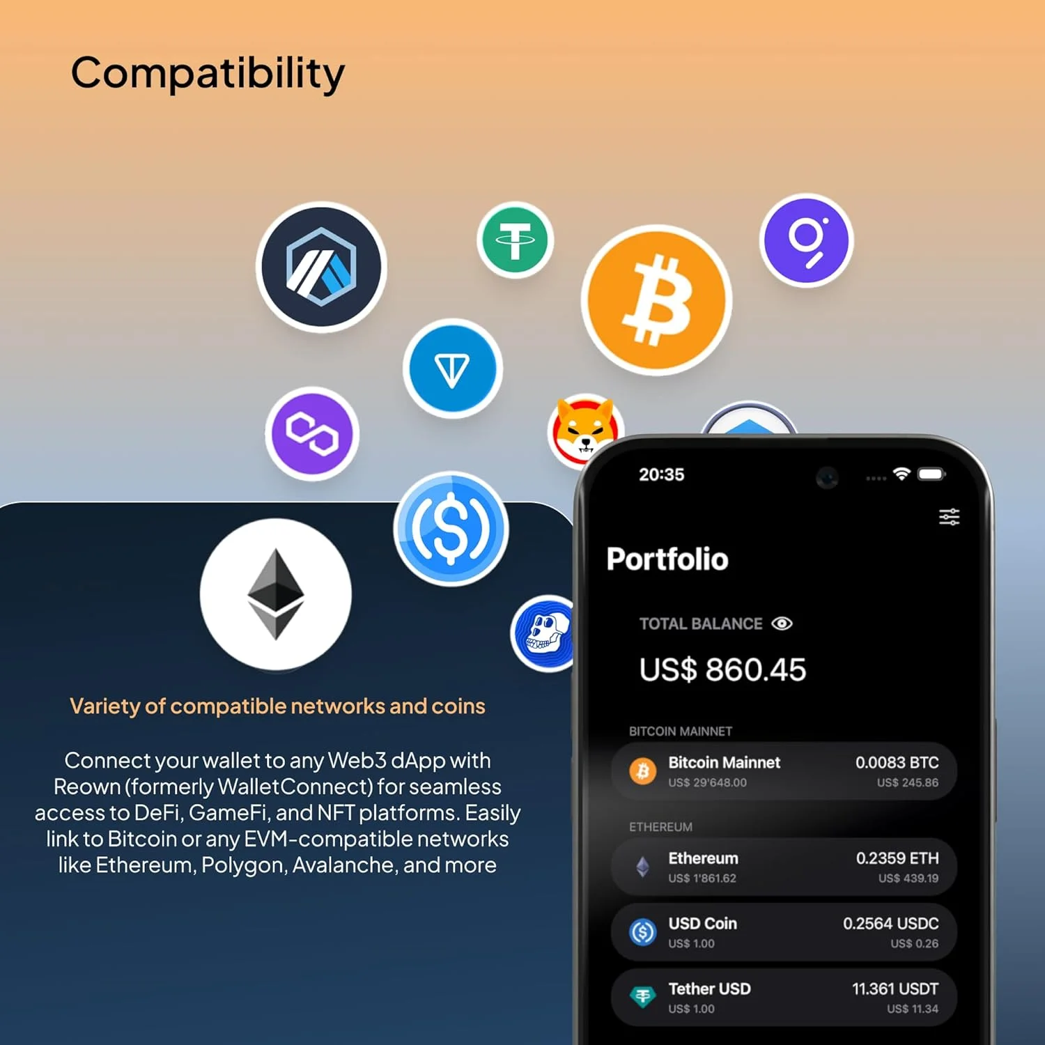 کیف پول سخت افزاری فوق امن کریپتو – بسته 2 عددی | کیف پول سرد کریپتو برای بیت کوین، اتریوم، ان اف تی و غیره | جفت سازی بیومتریک، ضربه زدن NFC رمزگذاری شده برای امضا | عملکرد کلید امنیتی FIDO2 اضافی
