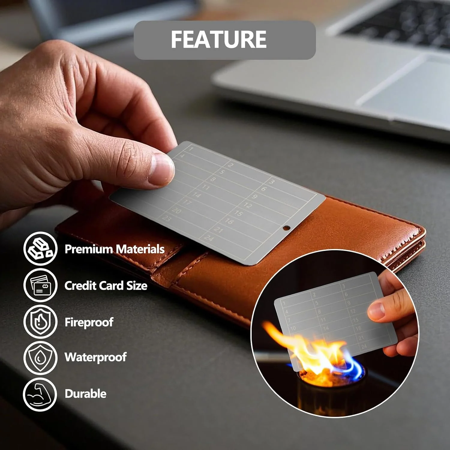 محافظ استیل عبارت بازیابی برای سخت افزار BIP39، مناسب برای ذخیره عبارات ۱۲ یا ۲۴ کلمه ای بیت کوین، پشتیبان گیری از کیف پول سرد، کیف پول های سخت افزاری فلزی ارز دیجیتال (شامل ۴ صفحه استیل ضد زنگ)