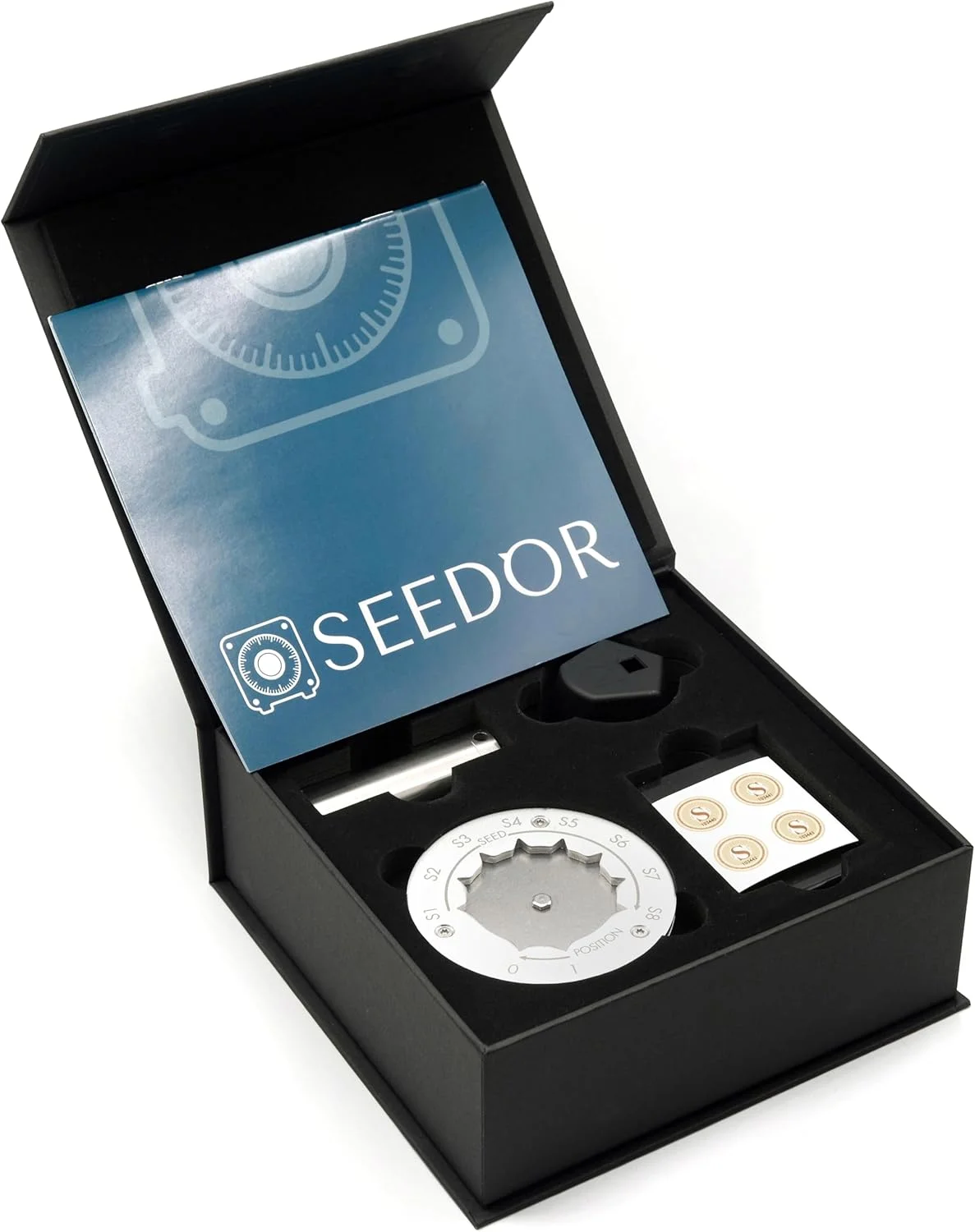 نسخه مسافرتی کیت شروع امن – کیف پول استیل بیت کوین، پشتیبان گیری از سید، کیف پول رمزنگاری، ذخیره سازی سرد آفلاین عبارت بازیابی، سازگار با کیف پول های سخت افزاری مانند Coldcard، Ledger، Trezor