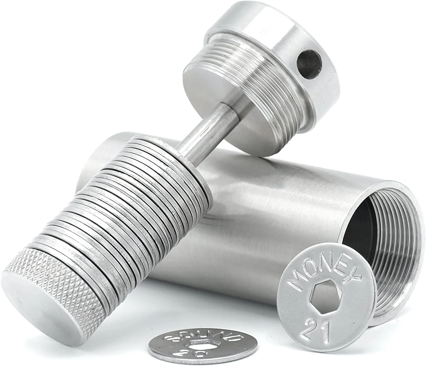 نسخه مسافرتی کیت شروع امن – کیف پول استیل بیت کوین، پشتیبان گیری از سید، کیف پول رمزنگاری، ذخیره سازی سرد آفلاین عبارت بازیابی، سازگار با کیف پول های سخت افزاری مانند Coldcard، Ledger، Trezor