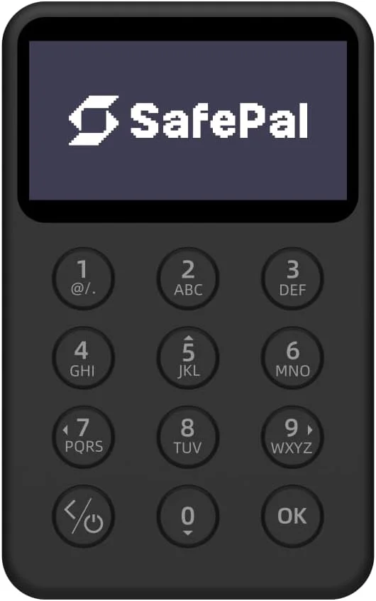 کیف پول سخت افزاری ارز دیجیتال سیف پال X1، متن باز با بلوتوث، ذخیره سرد برای بیت کوین، اتریوم، سولانا و توکن ها و NFT های بیشتر، کلید خصوصی امن، عبارت یادآور در کیف پول سرد