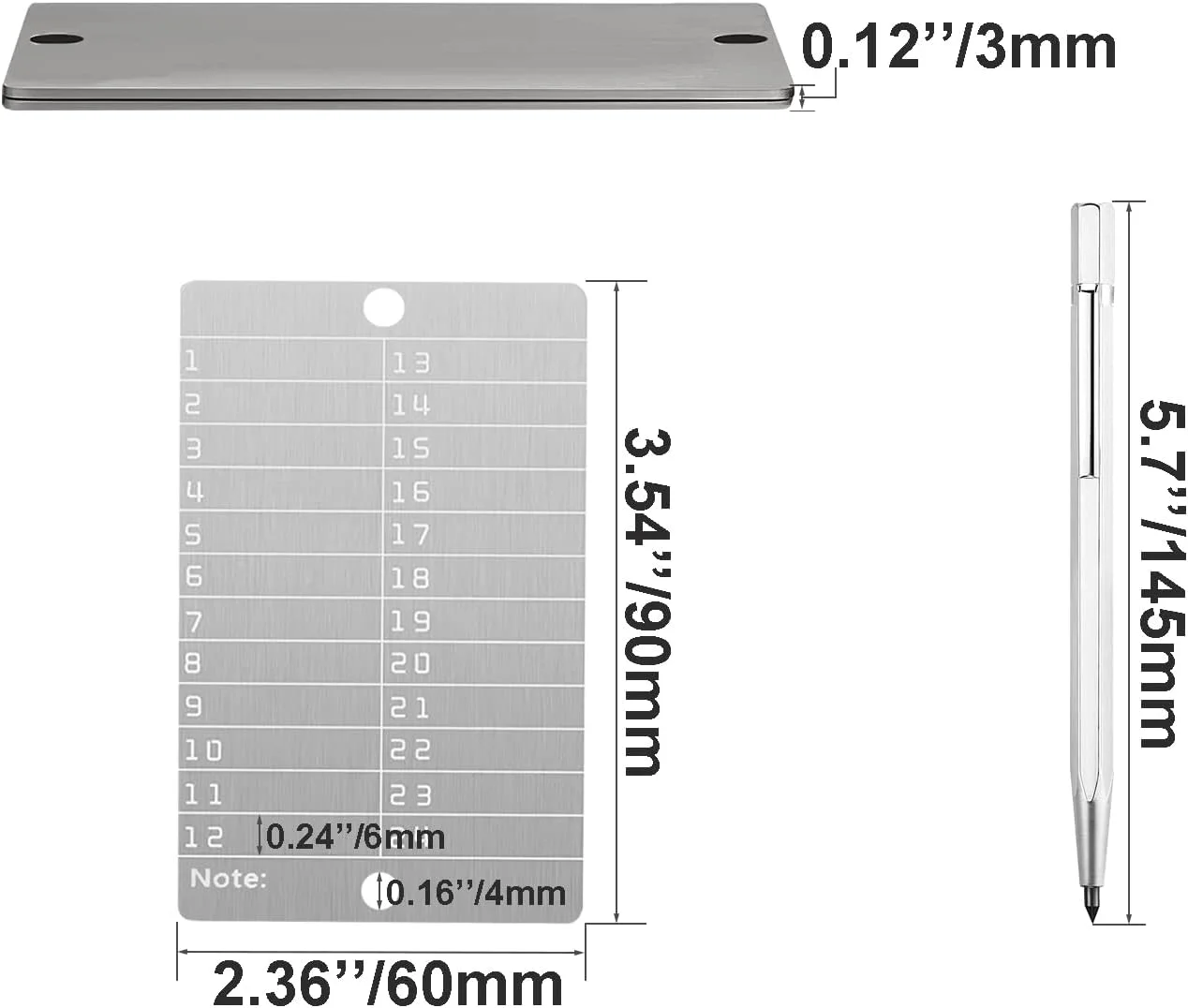 کیف پول استیل ضد زنگ 11 در 1 برای ارز دیجیتال بیت کوین با مُهرهای فلزی، کیف ضد آب و ضد حریق، قلم حکاکی برای پشتیبان گیری از عبارت بازیابی ارزهای دیجیتال سازگار با سخت افزار BIP39