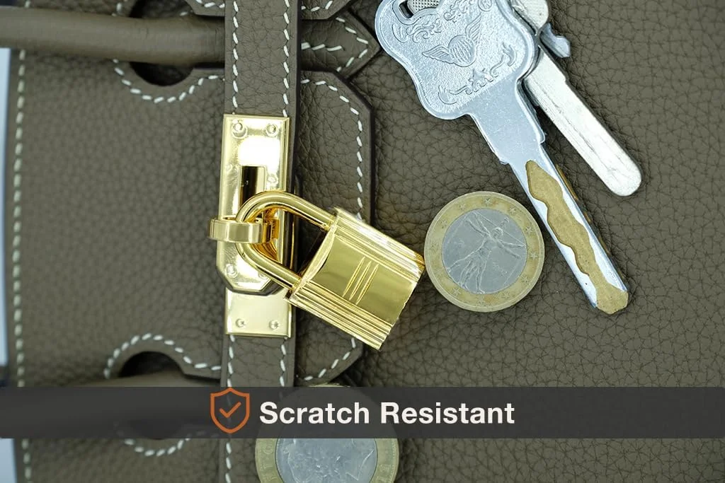 محافظ سخت افزاری کیف BagArmor، سازگار با کیف پول Chanel/استیکر سخت افزاری کیف WOC شفاف، ضد خش، شفاف (کیف پول CC WOC)