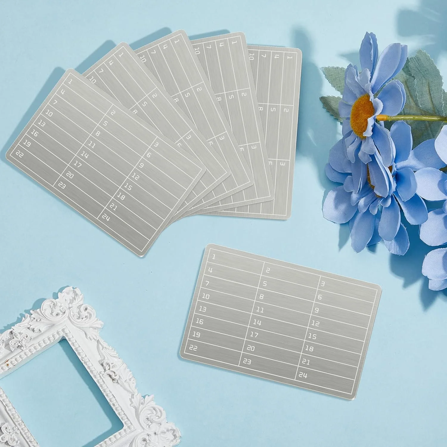 کیف پول فلزی استیل برای ذخیره سازی عبارات بازیابی ارزهای دیجیتال، مناسب برای پشتیبان گیری سرد سخت افزاری بیت کوین، 6 صفحه