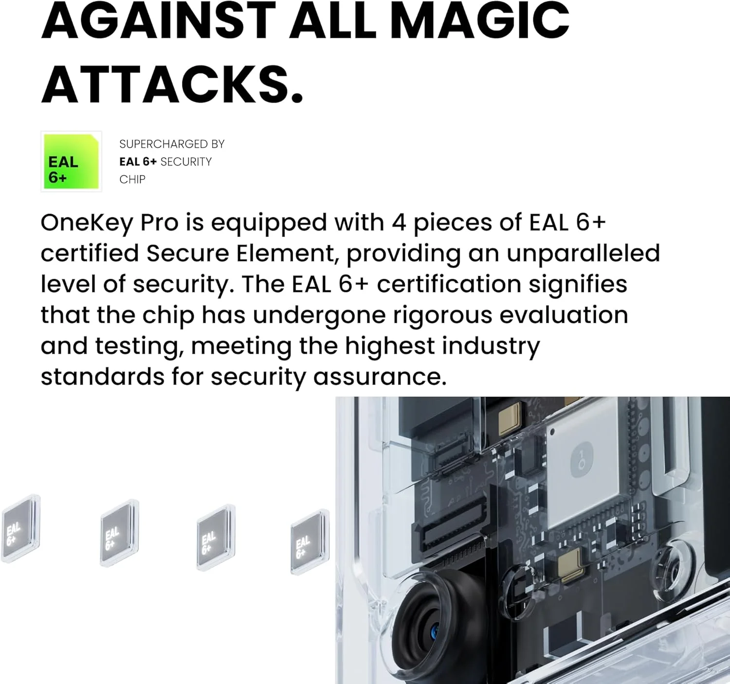 کیف پول سرد ارز دیجیتال OneKey Pro – کلیدهای آفلاین، 4× EAL6+ عناصر امن، صفحه لمسی 3.5 اینچی، باز کردن قفل با اثر انگشت، بلوتوث/USB-C، پشتیبانی از 10000+ سکه و NFT (مشکی) کیف پول سرد ارز دیجیتال OneKey Pro – کلیدهای آفلاین، 4× EAL6+ عناصر امن، صفحه لمسی 3.5 اینچی، باز کردن قفل با اثر انگشت، بلوتوث/USB-C، پشتیبانی از 10000+ سکه و NFT (مشکی)