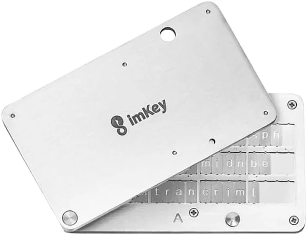 صفحه فلزی پشتیبان عبارت بازیابی کلید خصوصی، مناسب برای ذخیره عبارات بازیابی دارایی‌های دیجیتال 12/18/24 کلمه‌ای، سازگار با تمام کیف‌پول‌های سخت‌افزاری و نرم‌افزاری BIP39