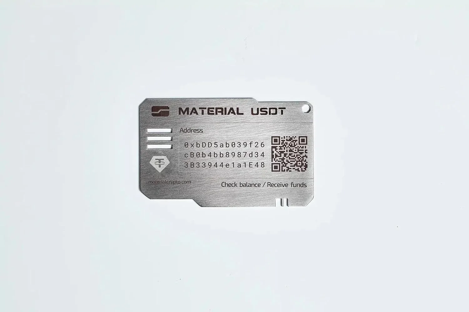 کیف پول USDT - کارت ذخیره سازی سرد USDT - غیرقابل هک، آسان و ایمن - کیف پول سخت افزاری 100٪ آفلاین کریپتو (فلزی) کیف پول USDT - کارت ذخیره سازی سرد USDT - غیرقابل هک، آسان و ایمن - کیف پول سخت افزاری 100٪ آفلاین کریپتو (فلزی)