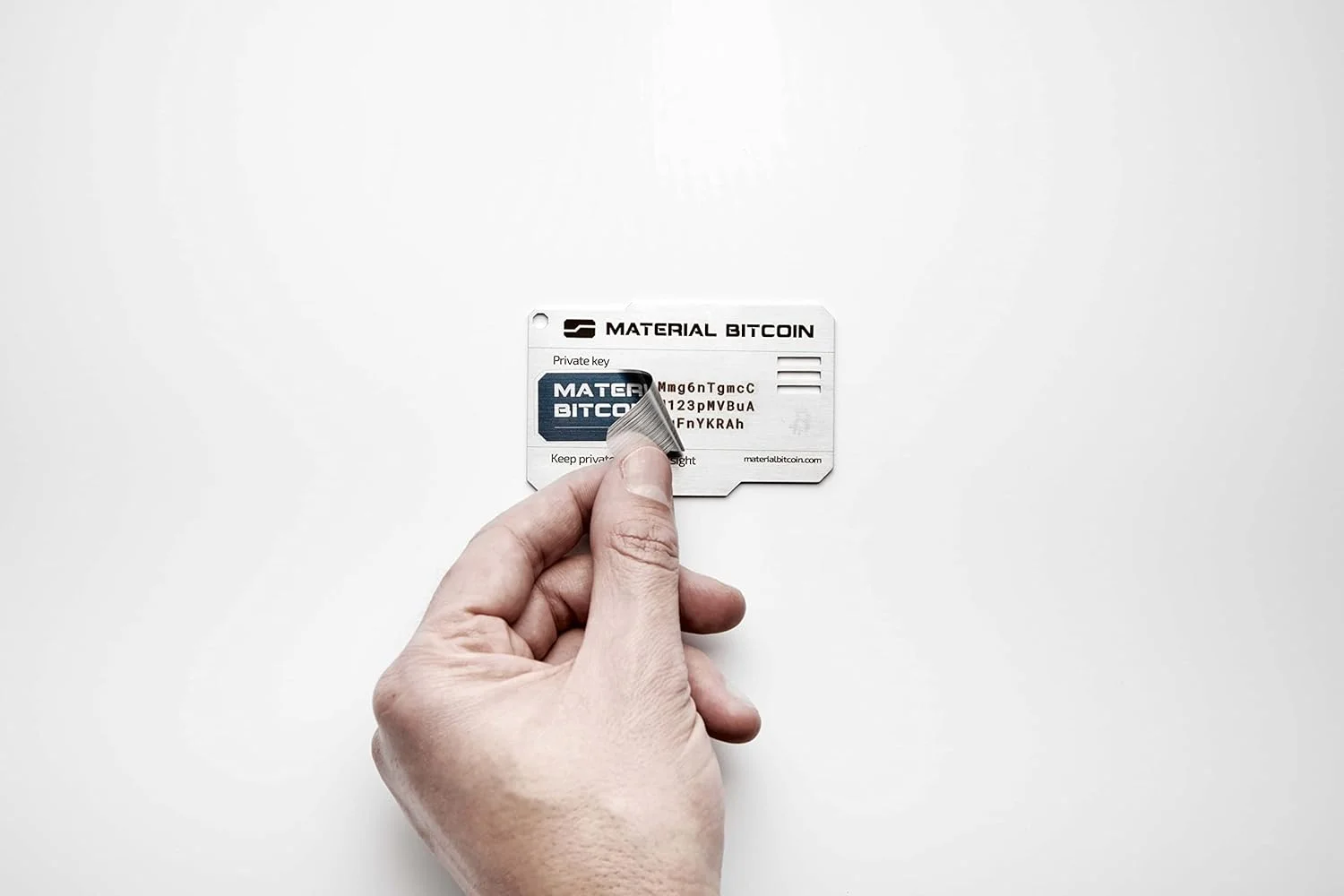 استاندارد | تنها کیف پول بیت کوین آماده به استفاده | کیف پول فیزیکی BTC | غیرقابل هک | ذخیره سازی سرد کریپتو