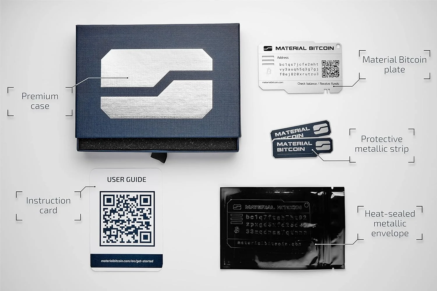 استاندارد | تنها کیف پول بیت کوین آماده به استفاده | کیف پول فیزیکی BTC | غیرقابل هک | ذخیره سازی سرد کریپتو