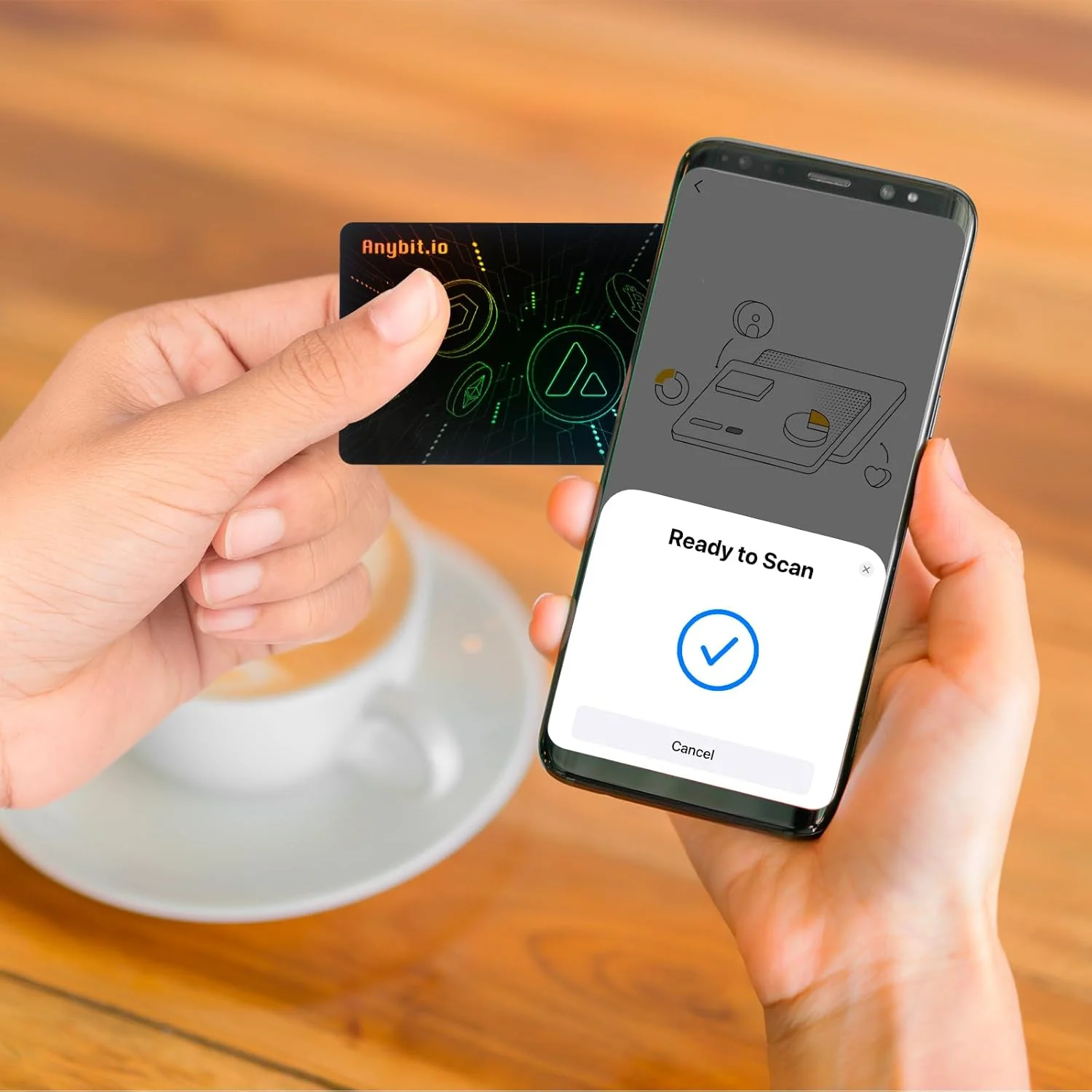 کارت کیف پول سرد ذخیره سازی کریپتو، کیف پول سرد تراشه امن، ذخیره سازی رمزگذاری شده، کارت ضد آب برای ارزهای متعدد مانند بیت کوین، اتریوم و غیره - 1 عدد