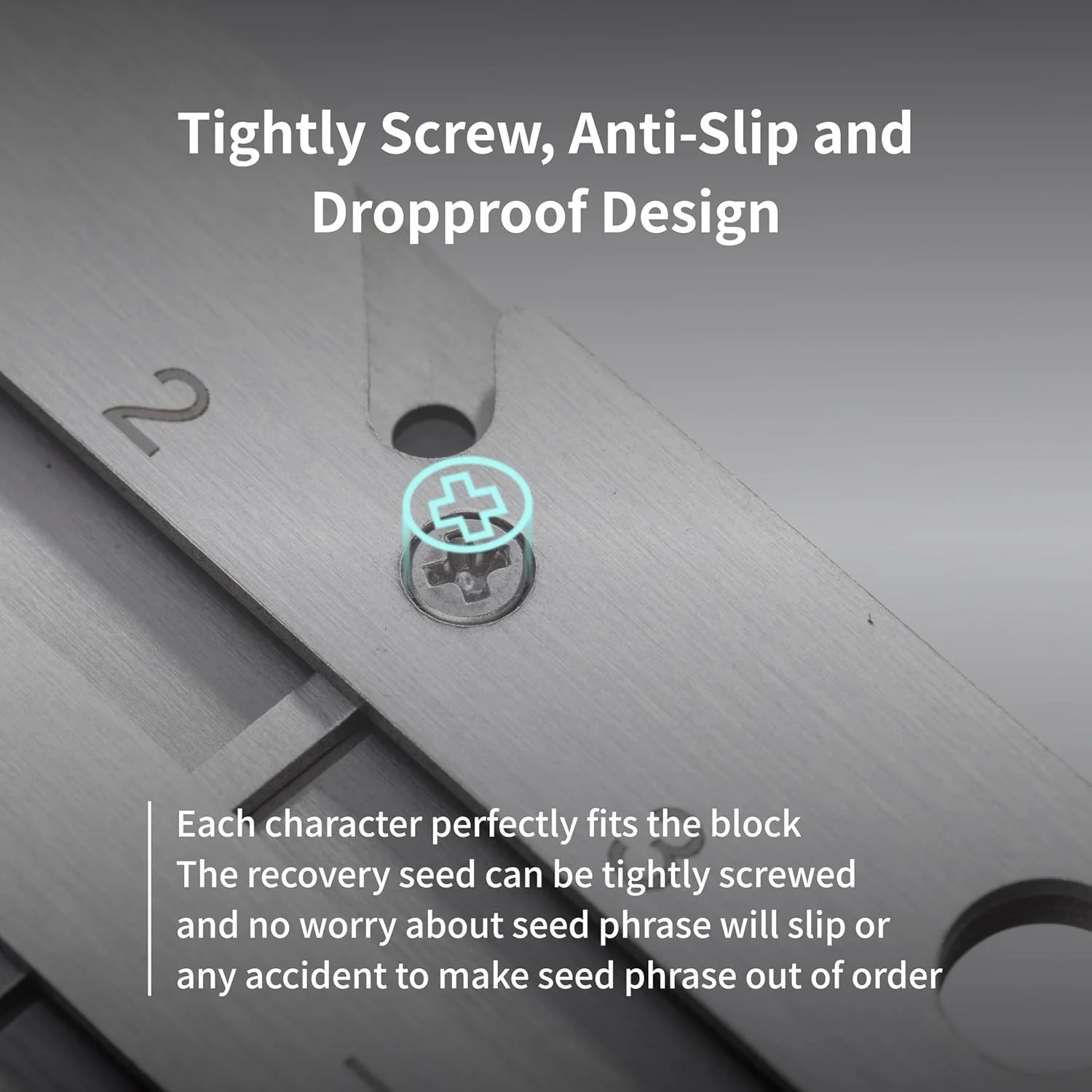 محافظ عبارت بازیابی ارز دیجیتال imKey S1 ضد حریق، کیف پول فلزی کپسولی فولادی، پشتیبان گیری سرد، ذخیره عبارات کلیدی 12/18/24 کلمه ای بیت کوین، صفحه فولادی، سازگار با Ledger، Trezor، KeepKey