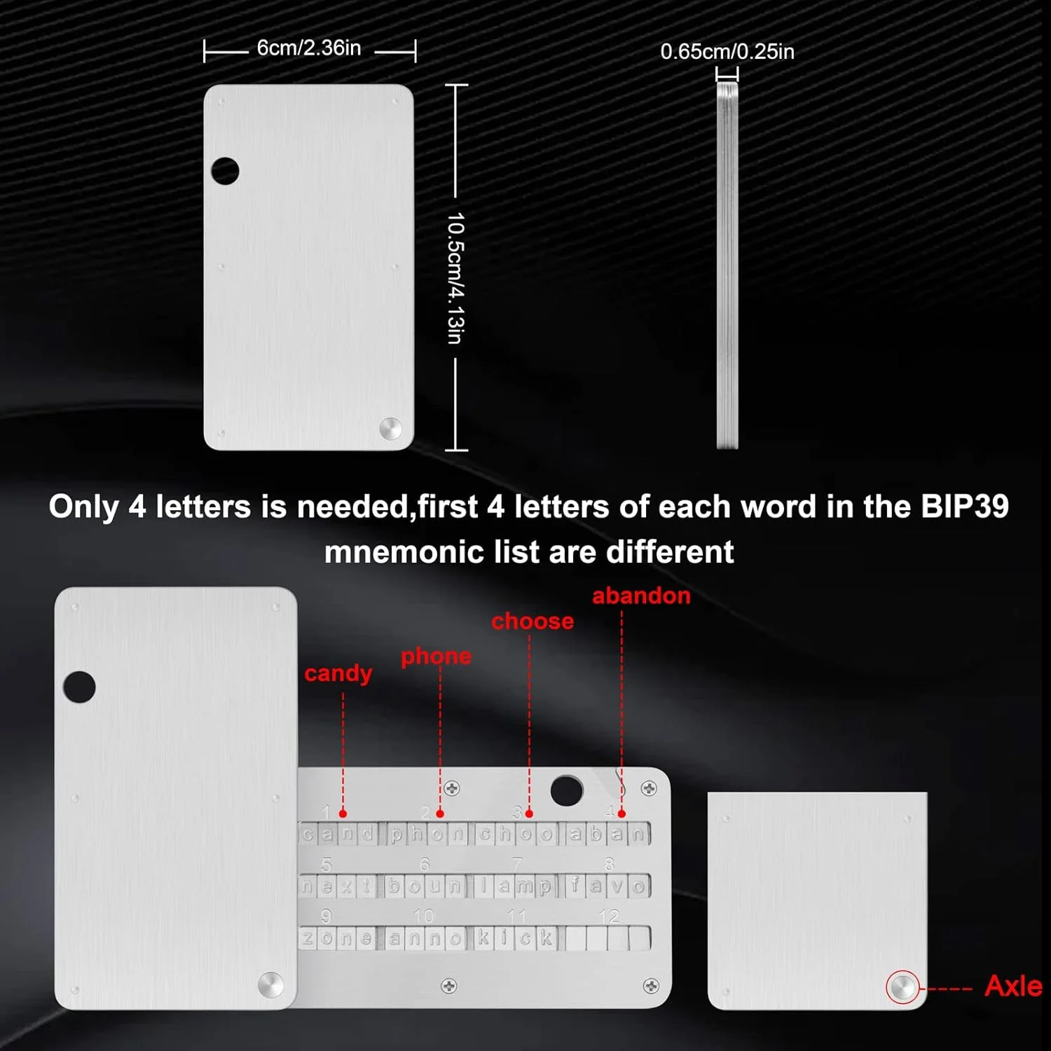 محافظ عبارات بازیابی ارز دیجیتال، پشتیبان گیری از عبارات کلید خصوصی کیف پول بیت کوین، عبارت بازیابی کیف پول سخت افزاری سرد، پشتیبانی از 24 کلمه