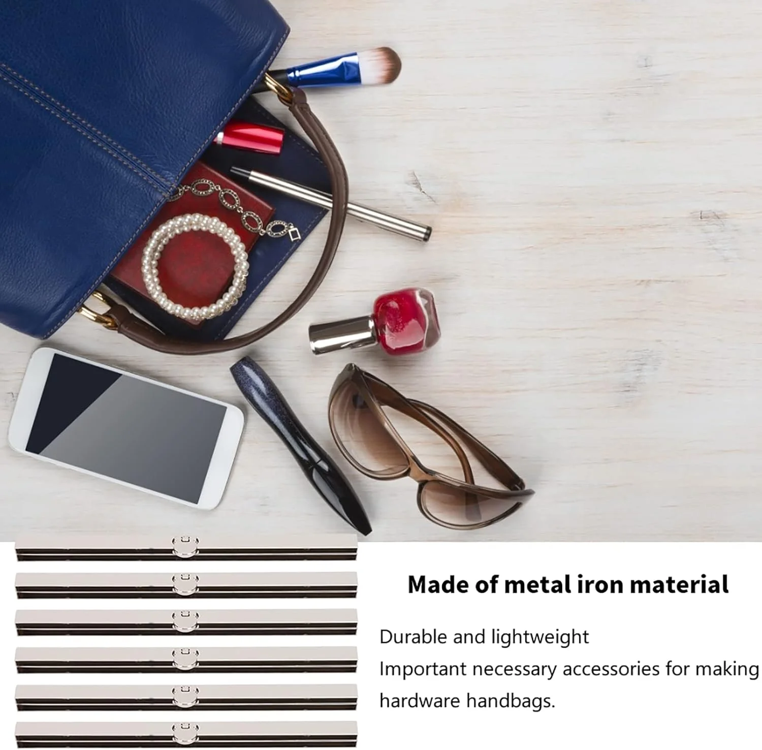 فریم کیف پول کانال مستقیم منحصر به فرد و ظریف Jeanoko، دسته کیف برای ساخت کیف دستی لوازم جانبی سخت افزاری (نقره ای) فریم کیف پول کانال مستقیم منحصر به فرد و ظریف Jeanoko، دسته کیف برای ساخت کیف دستی لوازم جانبی سخت افزاری (نقره ای)