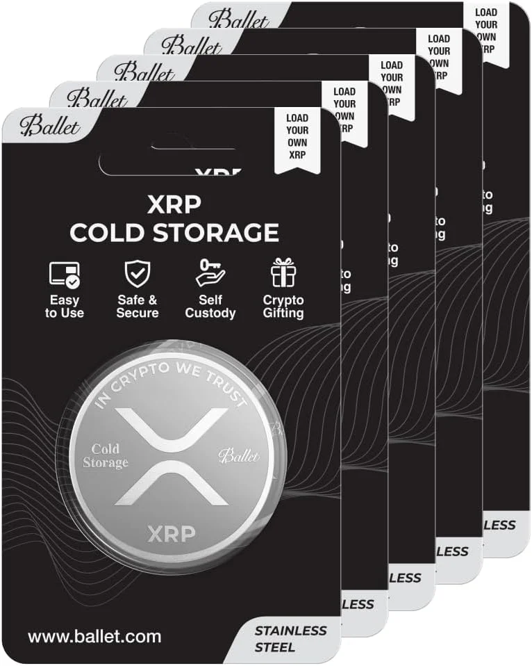 سردخانه ارز دیجیتال باله - کیف پول سخت افزاری ضد هک استیل ضد زنگ - ارز دیجیتال XRP (ارز دیجیتال XRP 5) سردخانه ارز دیجیتال باله - کیف پول سخت افزاری ضد هک استیل ضد زنگ - ارز دیجیتال XRP (ارز دیجیتال XRP 5)